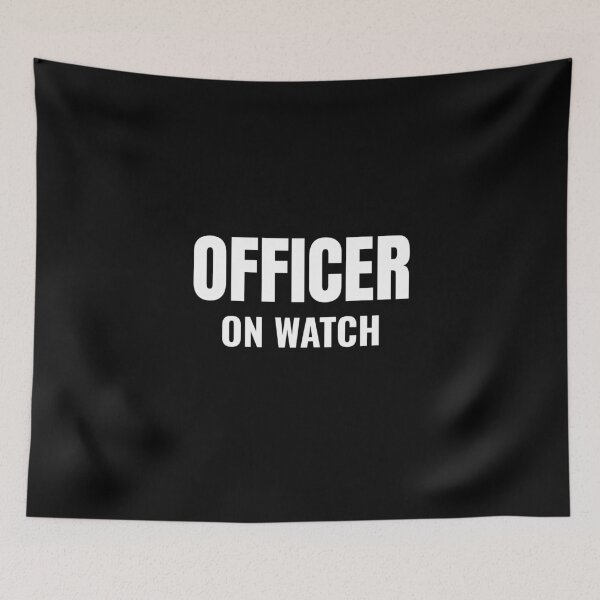 Item preview, Officer on Watch (White) designed and sold by ShipCrewNation.