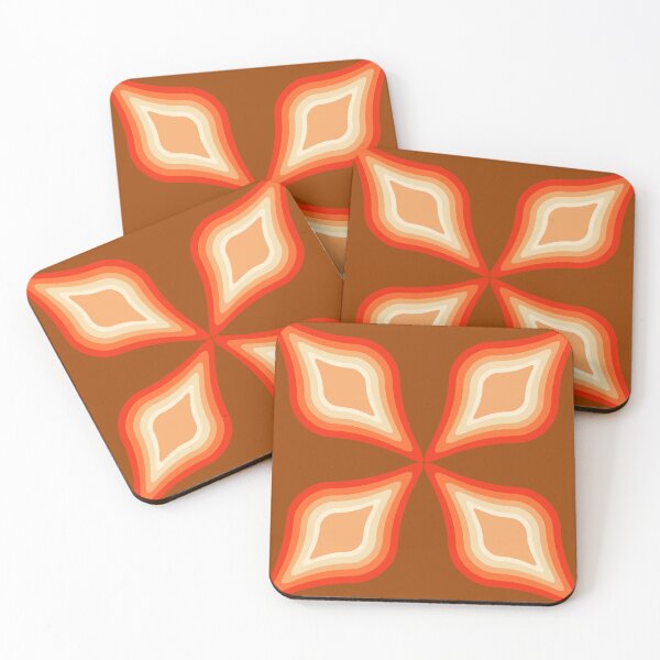 Item preview, Retro 70s Geometric Petal Pattern designed and sold by Far Out Goods.