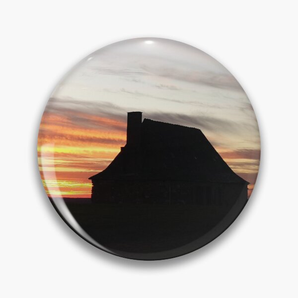 Artikelvorschau, Einsames Steinhaus im Sonnenuntergang – Silhouette entworfen und verkauft von Kainicram.