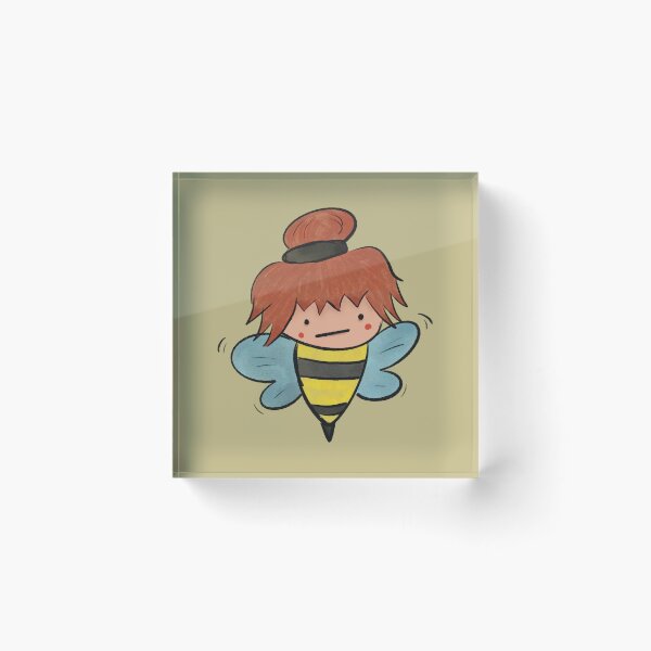 Item preview, Weird Cute Bee with Bun designed and sold by Ikumy.