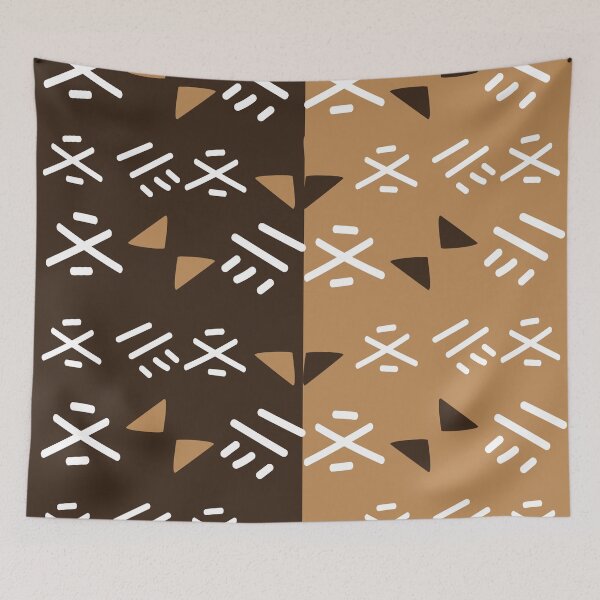 Item preview, Traditional Bogolan Pattern from Mali designed and sold by Wolagno.