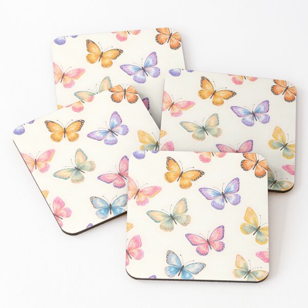 Item preview, Pastel Butterflies – Delicate Seamless Pattern designed and sold by blankTeeShirt.