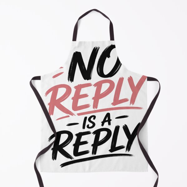 Item preview, No Reply Is a Reply Shirt, Relationship Quote, Self Worth Typography Design designed and sold by JagrDesigns.