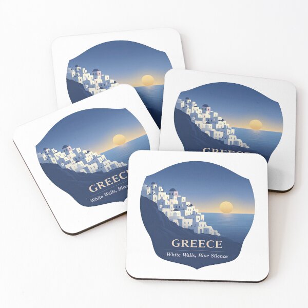 Item preview, Greece White Walls Blue Silence designed and sold by EdvvinStudios.