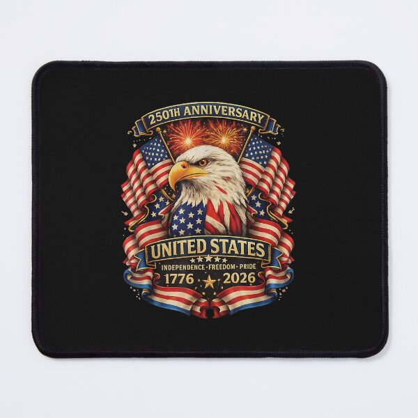 Item preview, Majestic Eagle with Flag & Fireworks Celebration Art designed and sold by anngon66.