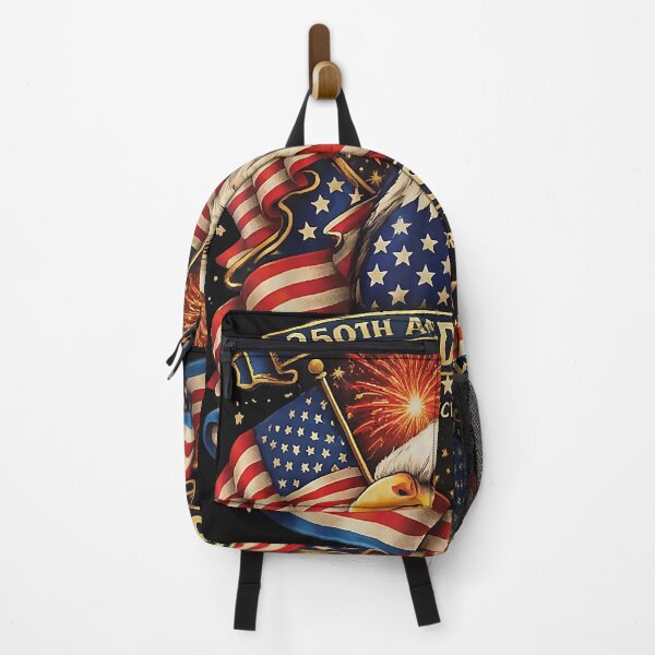 Item preview, Majestic Eagle with Flag & Fireworks Celebration Art designed and sold by anngon66.