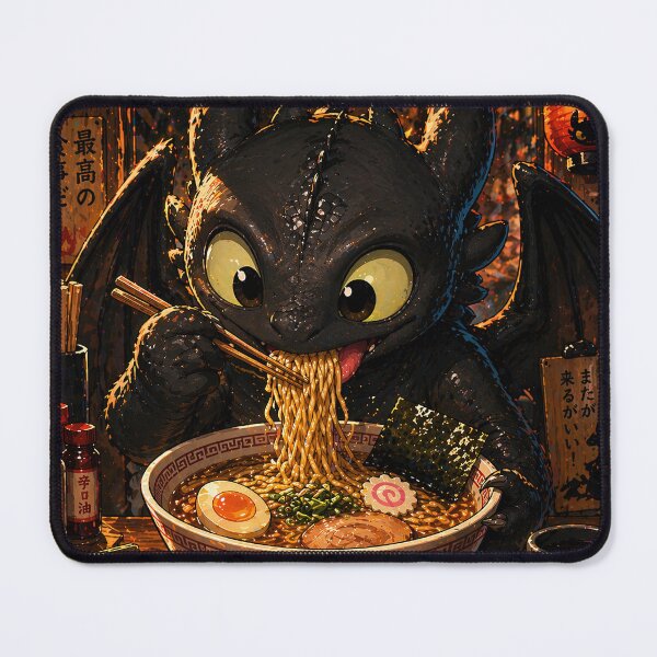 Item preview, Dragon Devours Ramen | Anime Street Art Vibes designed and sold by Geralthewhite.