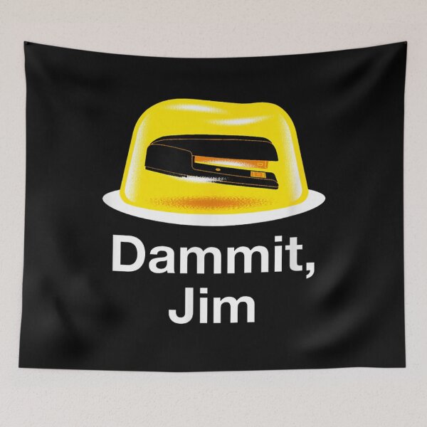Item preview, Dammit, Jim!- Funny Office T-shirt, Dammit, Jim!- Funny Office Stickers designed and sold by krooslistO.