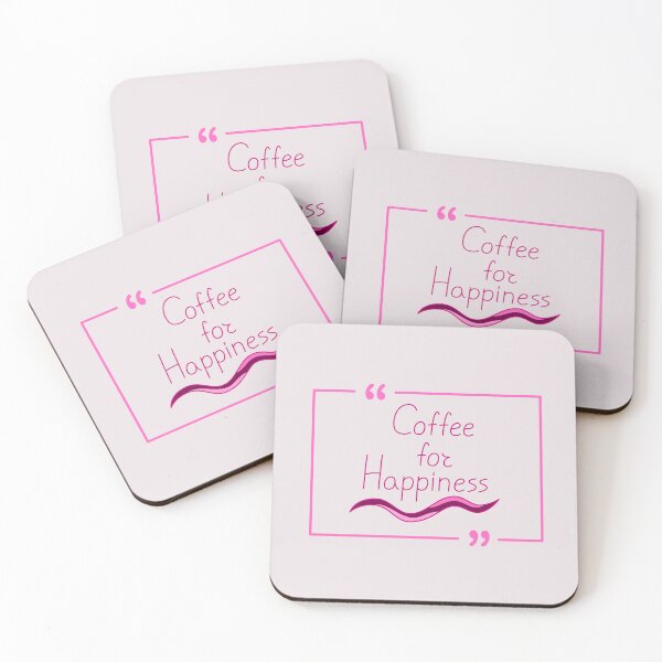 Item preview, Coffee for Happiness Minimal Quote Design designed and sold by jyotsanafinds.