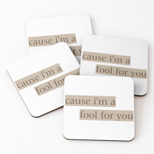 Item preview, cause i'm a fool for you designed and sold by KajalGulgulia.