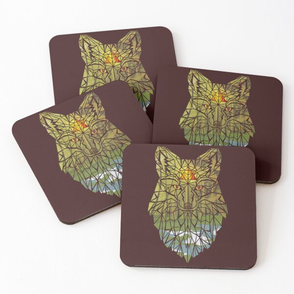 Item preview, Geometric Fox Spiritual Animal Design designed and sold by ART-J-JAKE Wear.