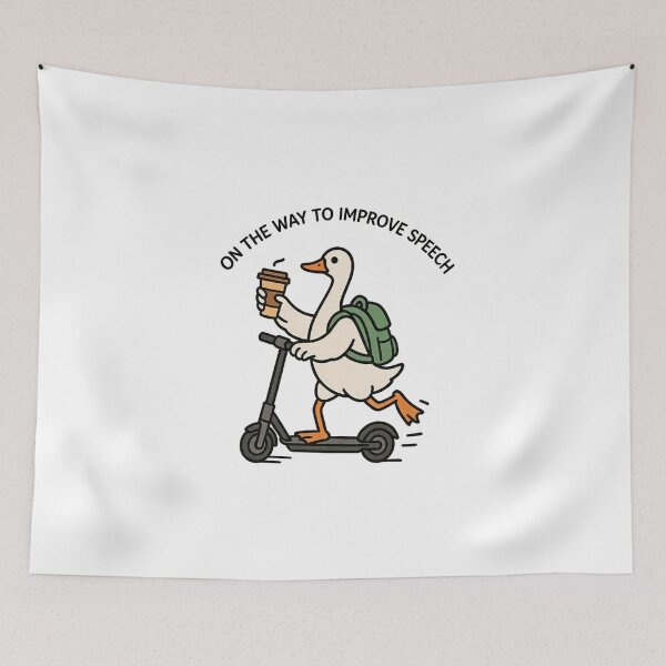 Item preview, On The Way To Improve Speech Therapy SLP designed and sold by Thread&Fable.