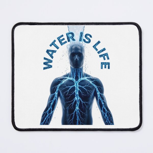Item preview, Water is Life Flowing Human Anatomy designed and sold by Nuvoro Eco Awareness.