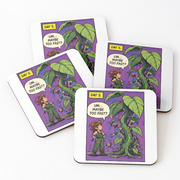 Item preview, Day 5 Maybe Too Fast Anime Sticker - Funny Botanical Chaos Art designed and sold by OuSfian1.