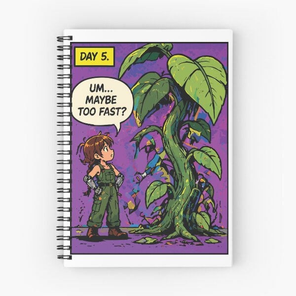 Item preview, Day 5 Maybe Too Fast Anime Sticker - Funny Botanical Chaos Art designed and sold by OuSfian1.