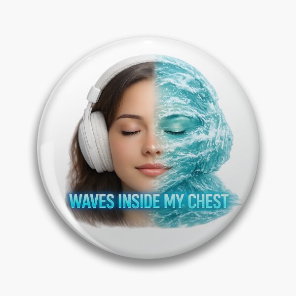 Item preview, Waves Inside My Chest — Melodic House Symbiosis designed and sold by  ZenRave Designs.