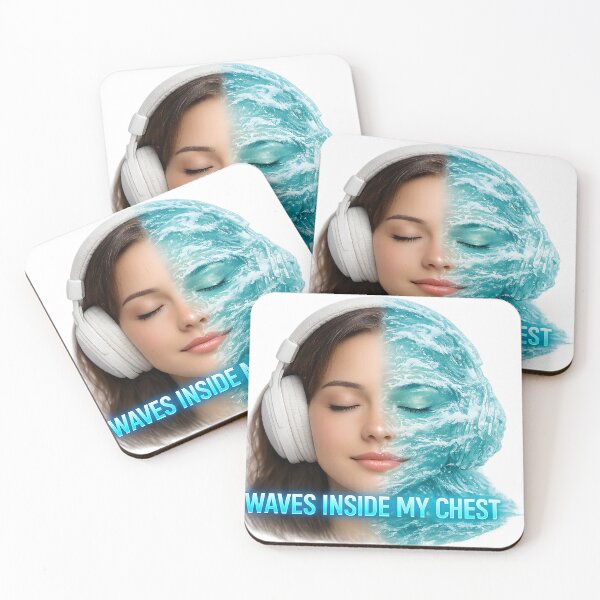 Item preview, Waves Inside My Chest — Melodic House Symbiosis designed and sold by  ZenRave Designs.