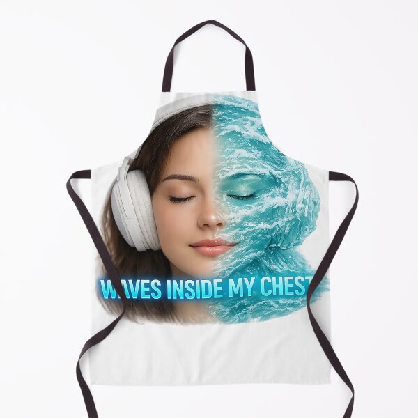 Item preview, Waves Inside My Chest — Melodic House Symbiosis designed and sold by ZenRave Designs.