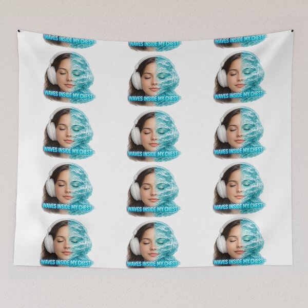 Item preview, Waves Inside My Chest — Melodic House Symbiosis designed and sold by  ZenRave Designs.