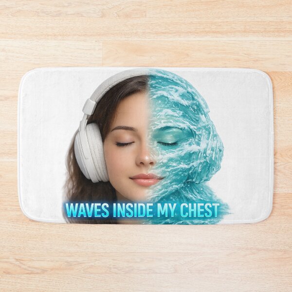 Item preview, Waves Inside My Chest — Melodic House Symbiosis designed and sold by  ZenRave Designs.