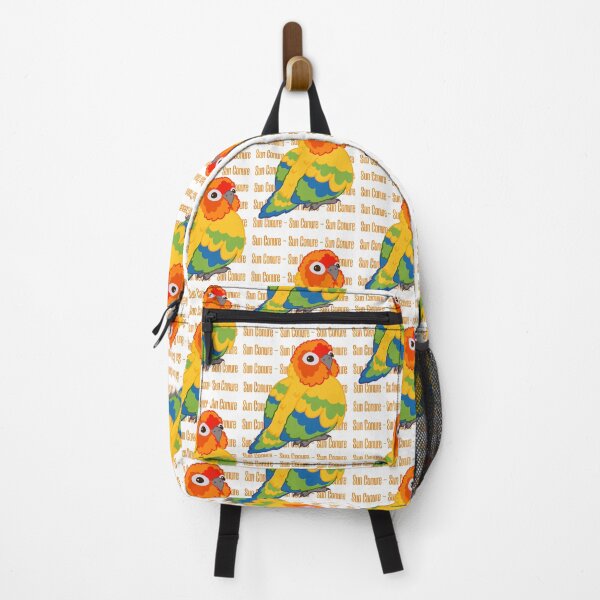 Item preview, Cute Sun Conure with Text designed and sold by causebirbs.