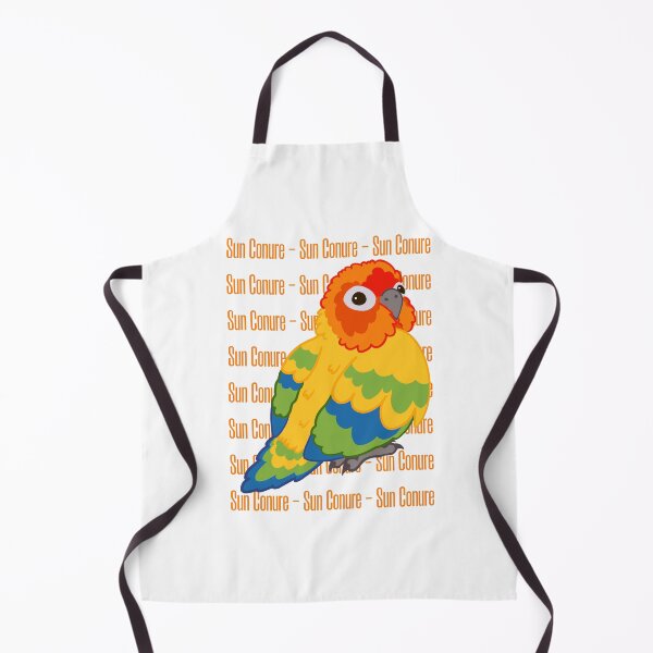 Item preview, Cute Sun Conure with Text designed and sold by causebirbs.