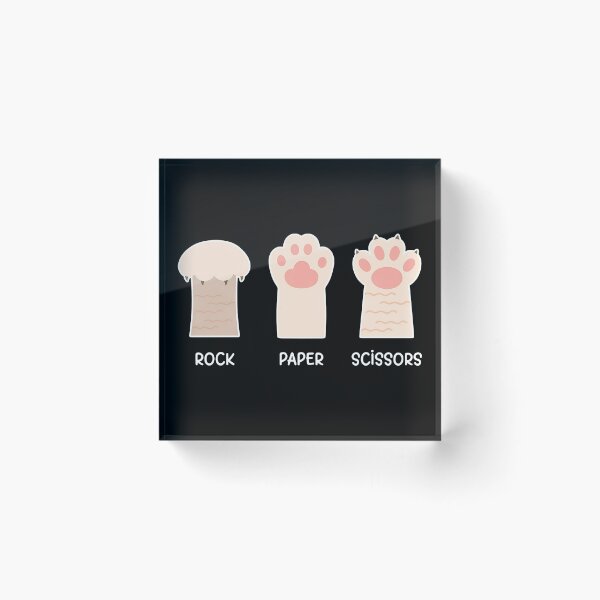 Item preview, Cat Paw Rock Paper Scissors Game Tee designed and sold by Dmo3HarkoArt.