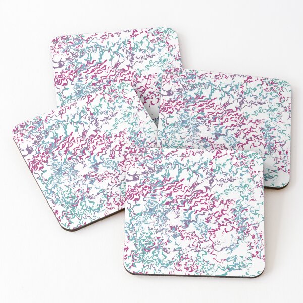 Item preview, Olas de colores azul y morado designed and sold by SuperFloofRes.