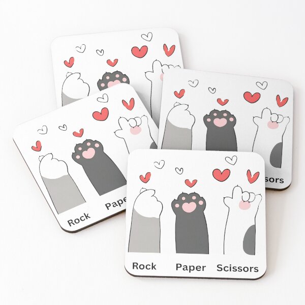 Item preview, Cat Paw Rock Paper Scissors Love Tee designed and sold by Dmo3HarkoArt.