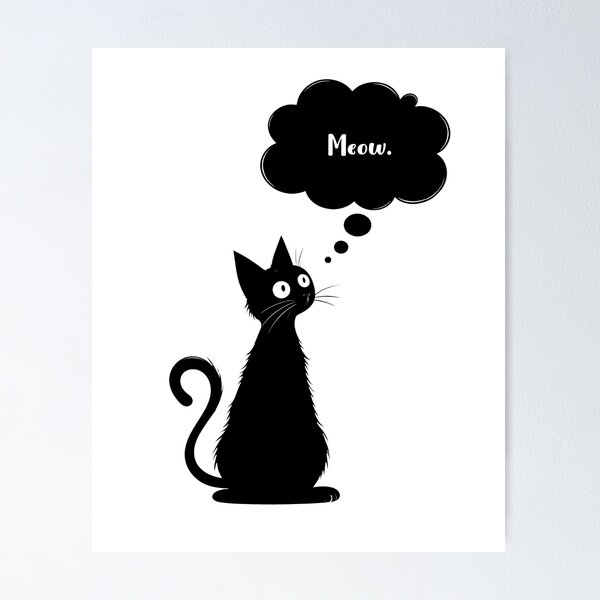 Item preview, Classic Meow designed and sold by Icareis-Studios.