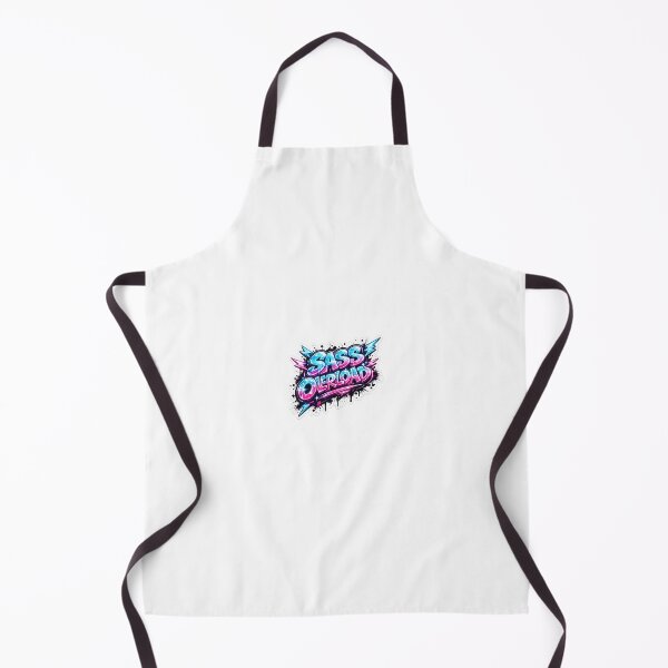 Item preview, SASS OVERLOAD – Edgy Bubble Letter Graffiti with Chrome Shine & Neon Pop designed and sold by SparkVault.