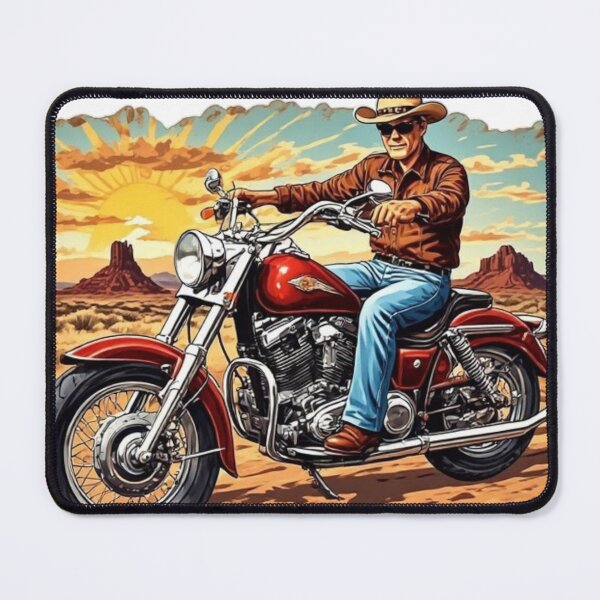 Item preview, Biker Rider Arizona Road  designed and sold by fadeinkstudio.