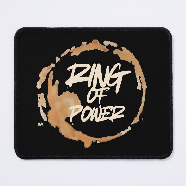 Item preview, Funny Coffee Stain for Coffee Lovers Quote Ring of Power designed and sold by Artycom.