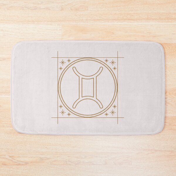 Item preview, Gemini Zodiac Symbol Gold Black Celestial Astrology Art | Luxury Star Sign Design designed and sold by Artsy Corner.