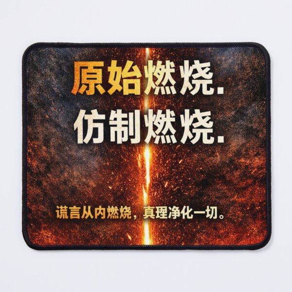 Item preview, Primordial Burning - Chinese Kanji Streetwear - Raw Human Fire designed and sold by MarioZ137.