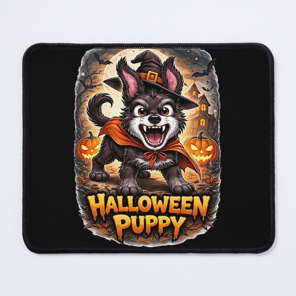 Item preview, Halloween Night Cute Dog (Halloween) designed and sold by NubesDesignCH.