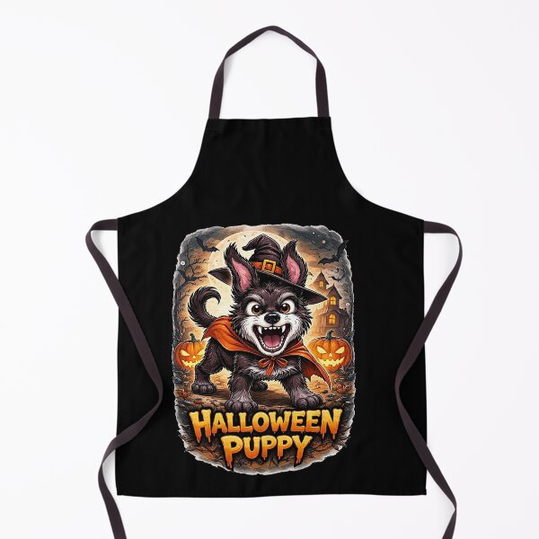 Item preview, Halloween Night Cute Dog (Halloween) designed and sold by NubesDesignCH.