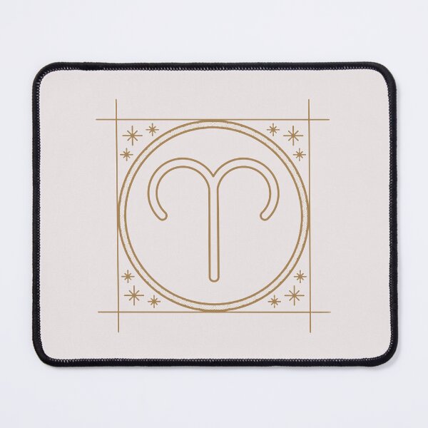 Item preview, Aries Zodiac Symbol Gold Black Celestial Astrology Art | Luxury Star Sign Design designed and sold by Artsy Corner.