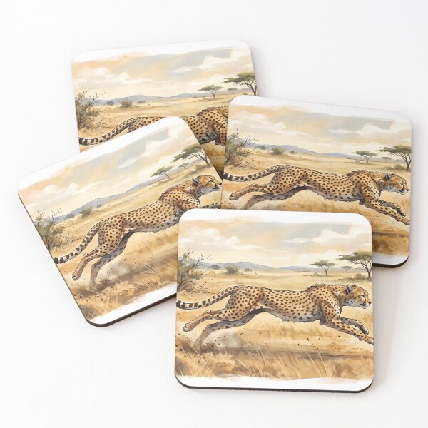 Item preview, Cheetah Acinonyx Jubatus Serengeti Savanna Africa designed and sold by RubisLeaf.