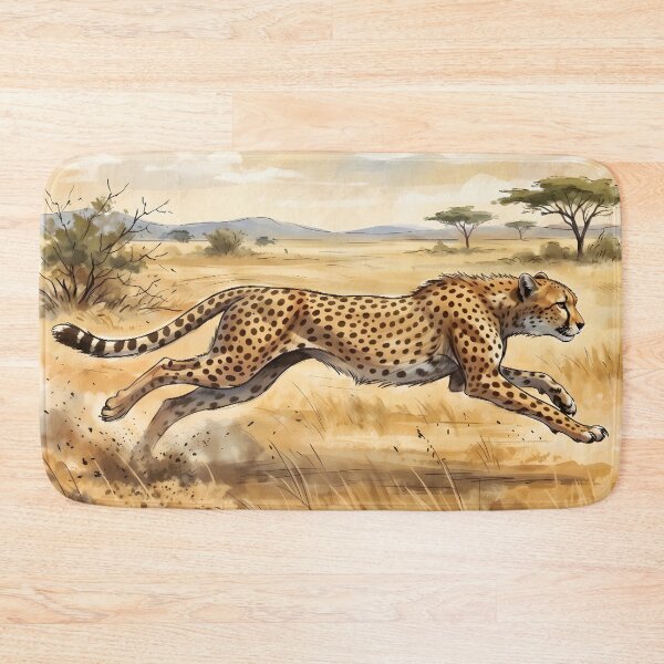 Item preview, Cheetah Acinonyx Jubatus Serengeti Savanna Africa designed and sold by RubisLeaf.