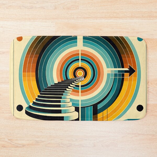 Item preview, Geometric Stairway Through Concentric Circles designed and sold by InkSmithery.