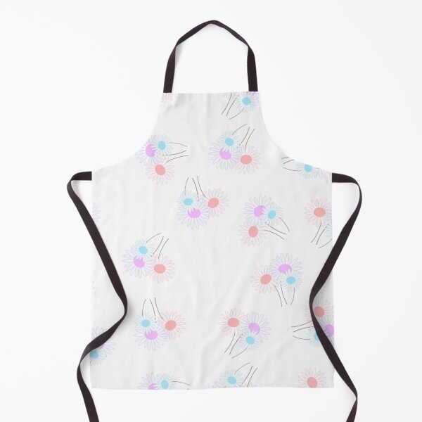 Item preview, Rainbow Daisies Pink Blue Orange With White designed and sold by SuperFloofRes.