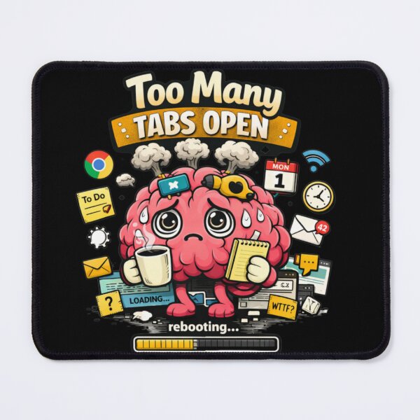Item preview, Too Many Tabs designed and sold by Studio VibeCore.