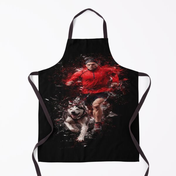 Item preview, Canicross Sprint Explosion – Red & Black Energy Burst Athletic Motion Design designed and sold by karimahmed84.