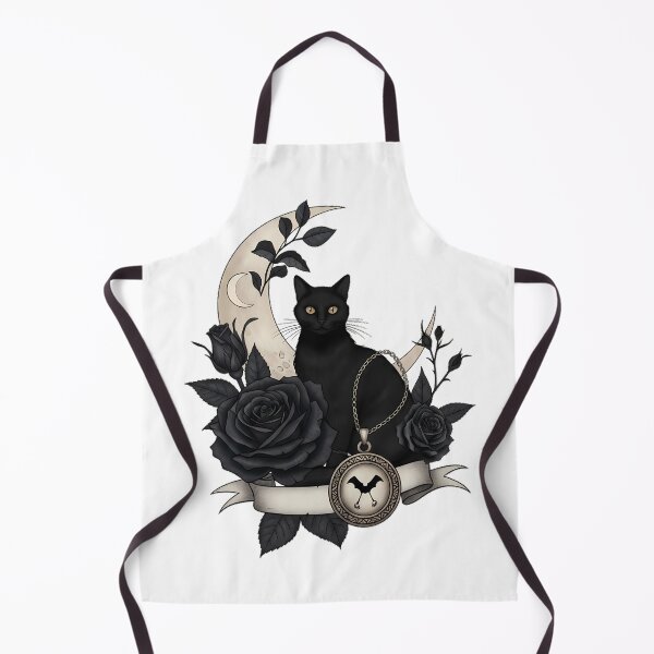 Item preview, Black Cat Lace Moon designed and sold by IllumeInk.