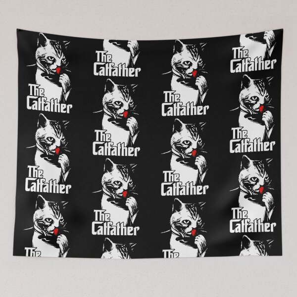 Item preview, The Catfather Funny Cat Dad Father's Day Gift designed and sold by b3ida-zl.