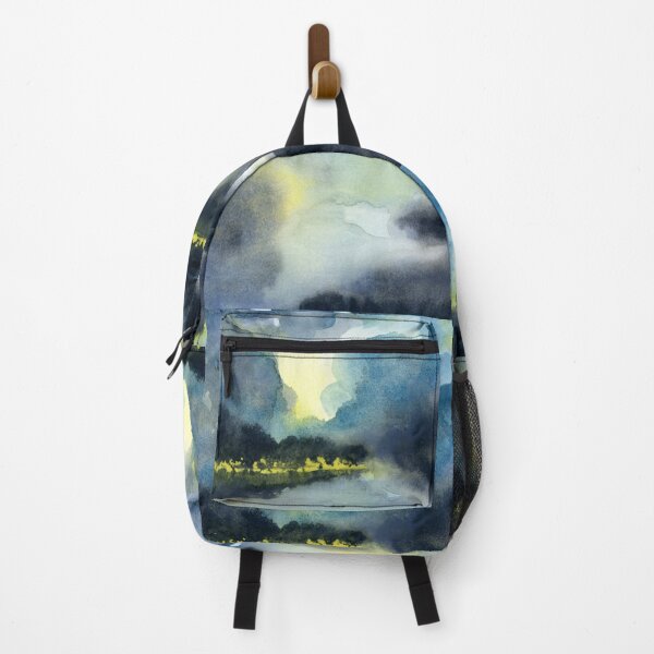 Item preview, The Glowing Divide - Atmospheric Stormy Skyscape designed and sold by Cass Harker Studio.