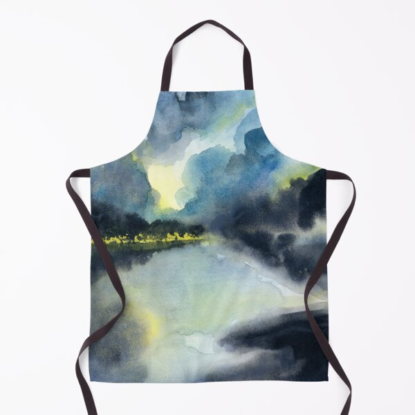Item preview, The Glowing Divide - Atmospheric Stormy Skyscape designed and sold by Cass Harker Studio.