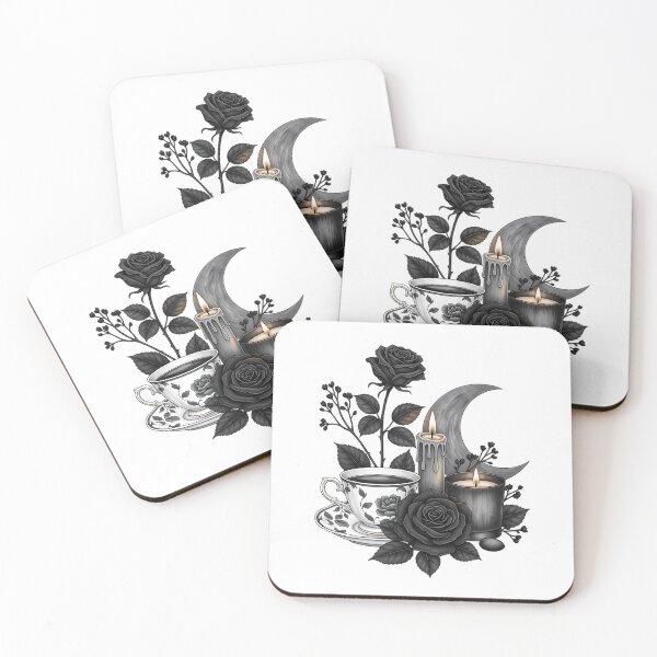 Item preview, Gothic Garden Teacup designed and sold by IllumeInk.
