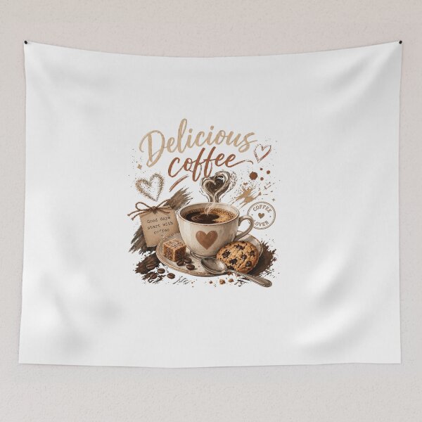 Item preview, Delicious Coffee T-Shirt – Cozy Coffee Lover Aesthetic. designed and sold by Aimetoi.